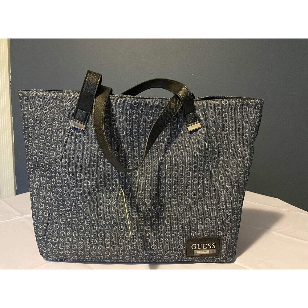 Guess Calm Denim Tote Handbag Style - SI608725